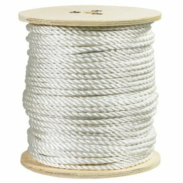 Bsc Preferred 1/2'', 5,080 lb, White Twisted Polyester Rope S-18527